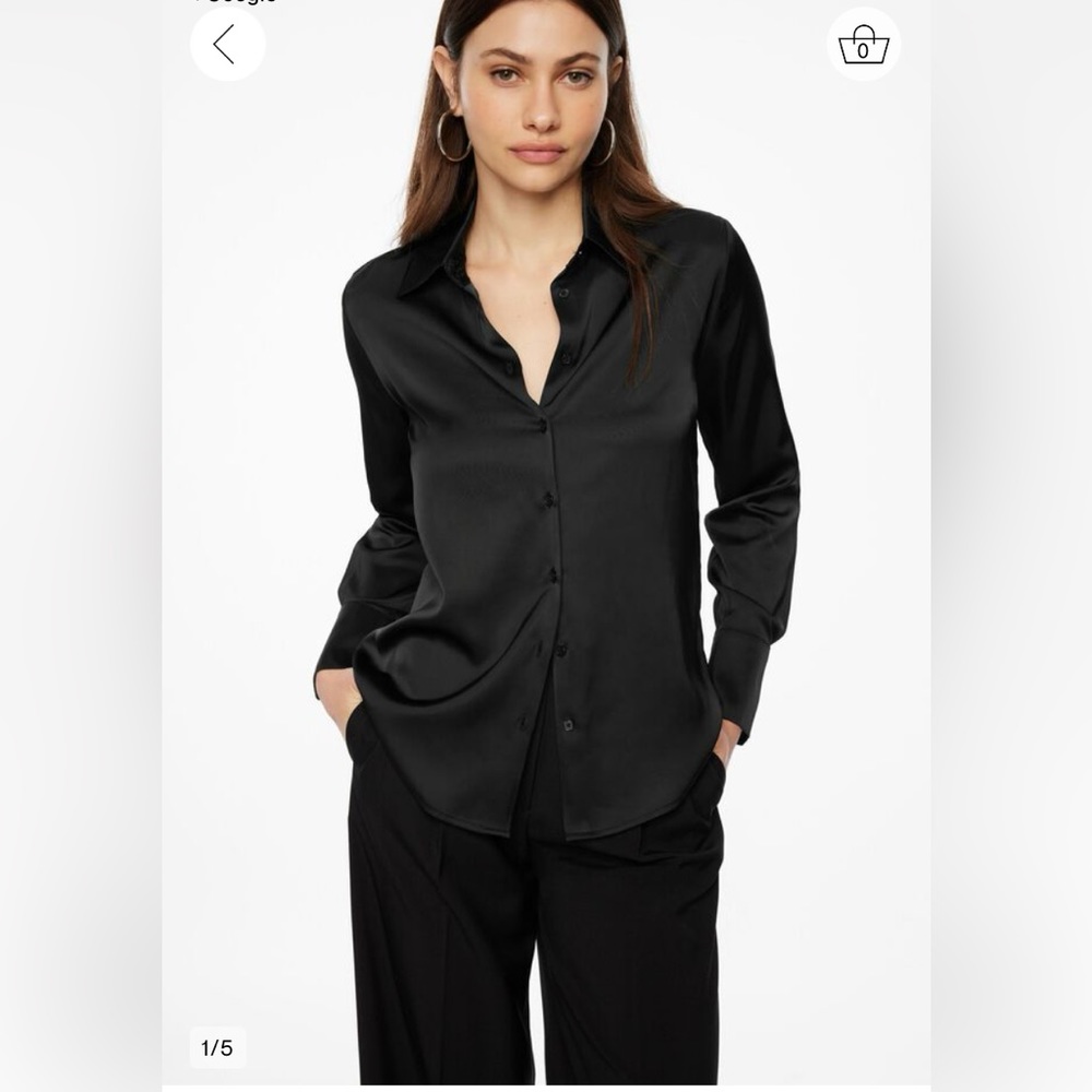 Blouse en satin